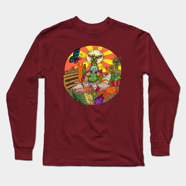 The Mad Garden Long Sleeve T-Shirt by Mister Wolf